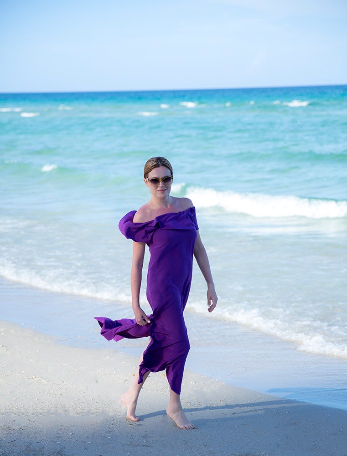 Juliet Belkin in Kamila Dmowska Dress